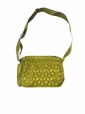 Lug Wings Crossbody Bag Green Quilted Travel Nylon Purse NWOT
